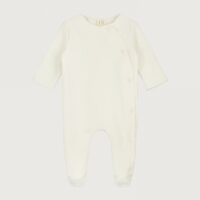 gray label newborn overall cream