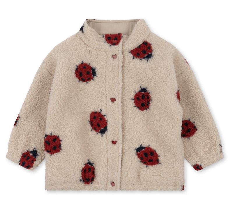 KONGES SLOJD Jody Teddy Jacket Ladybug
