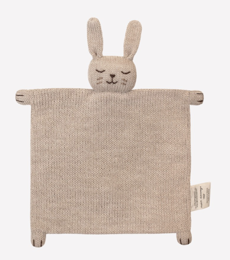 knit cuddle cloth bunny sand