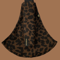 toddler carrier leopard brown