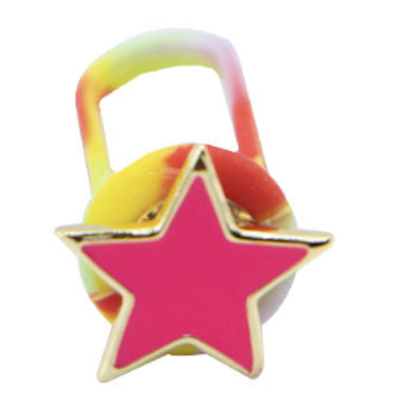 Schuh-Anhänger - star pink 