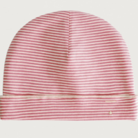 baby beanie cherry cream