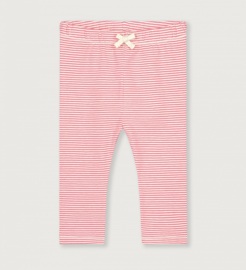 baby leggings cherries cream