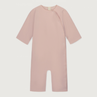 Baby Strampler mit Druckknöpfen faded pink