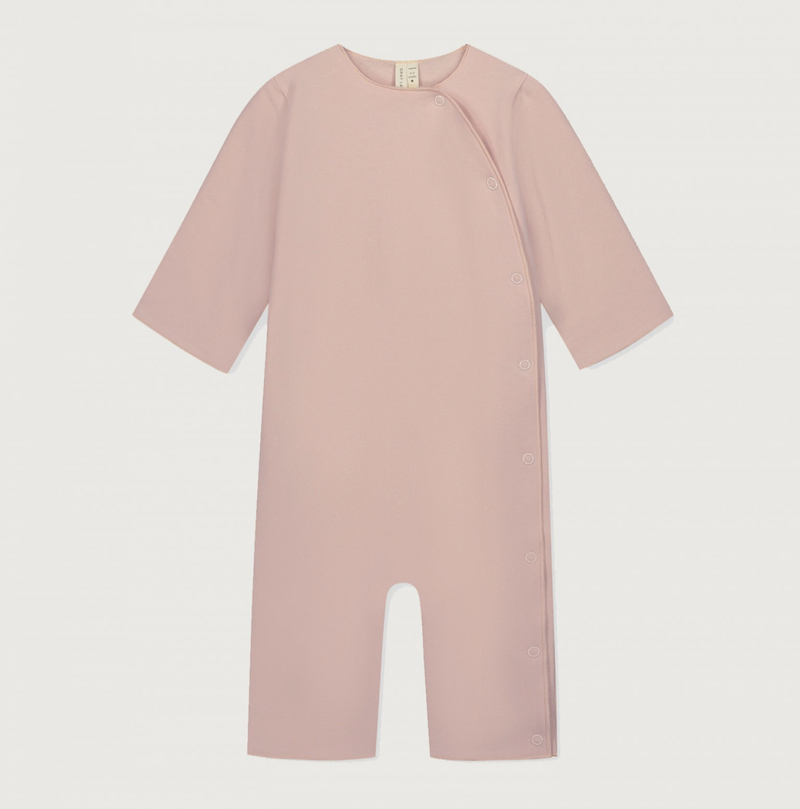 baby suit faded pink
