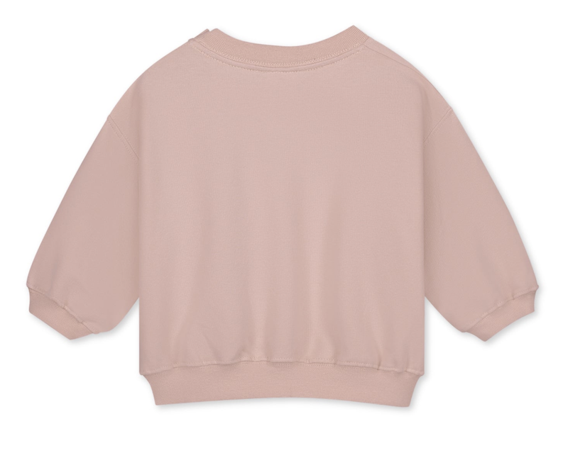 faded pink baby dropped shoulder