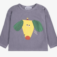 happy dog t shirt navy