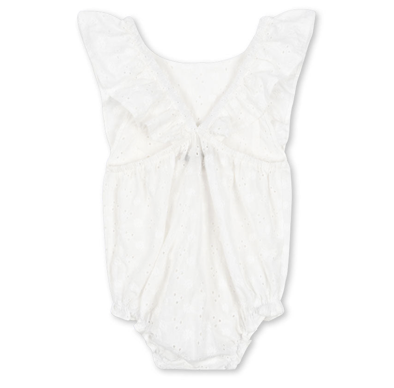 Lacey Romper - Optic White KS