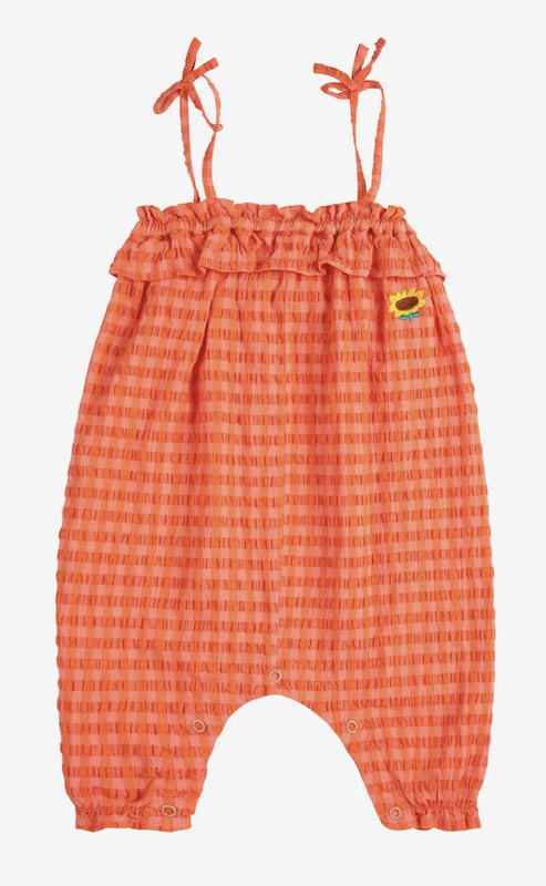 Vichy woven overall Bobo Choses