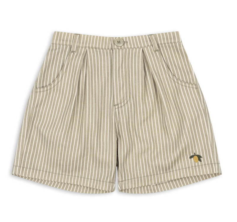 shorts tea stripe