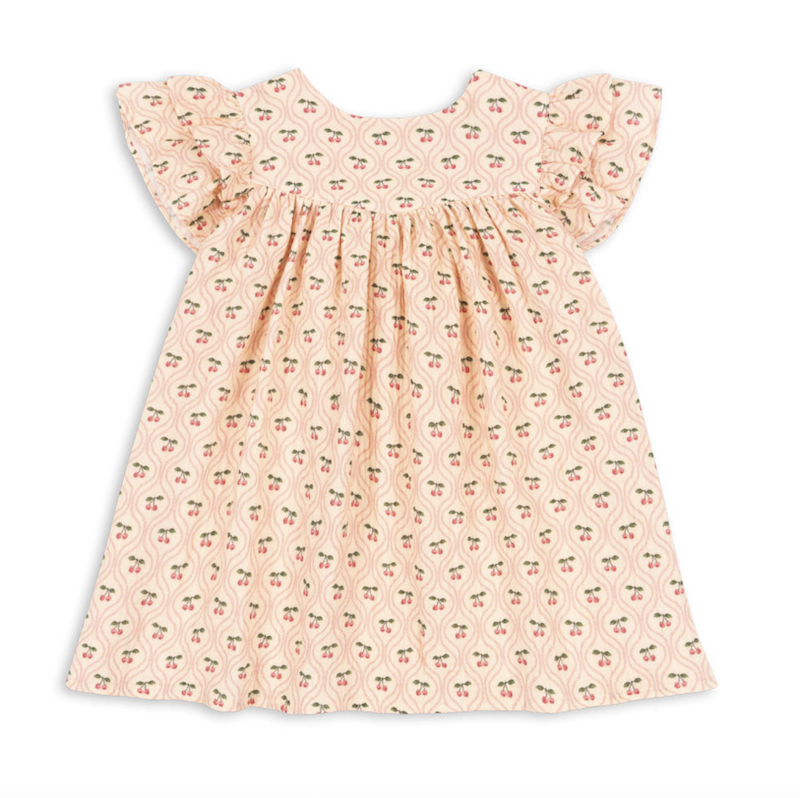 Coco Dress GOTS - Cherry Pink