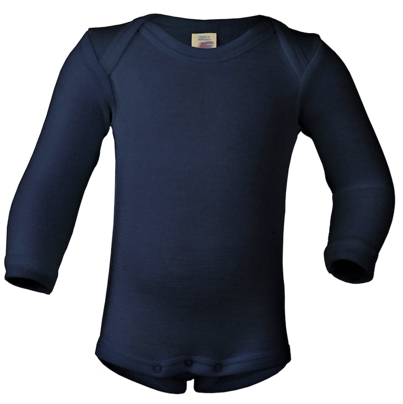 body long sleeved navy blue