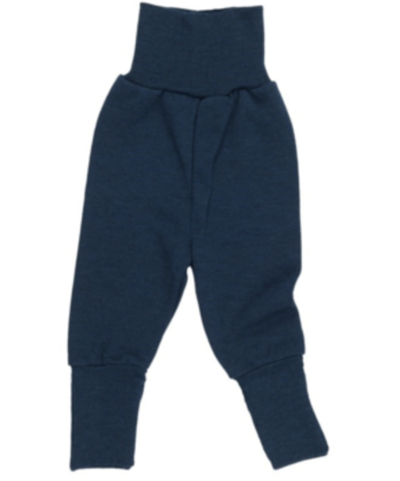 pants with waistband navy blue