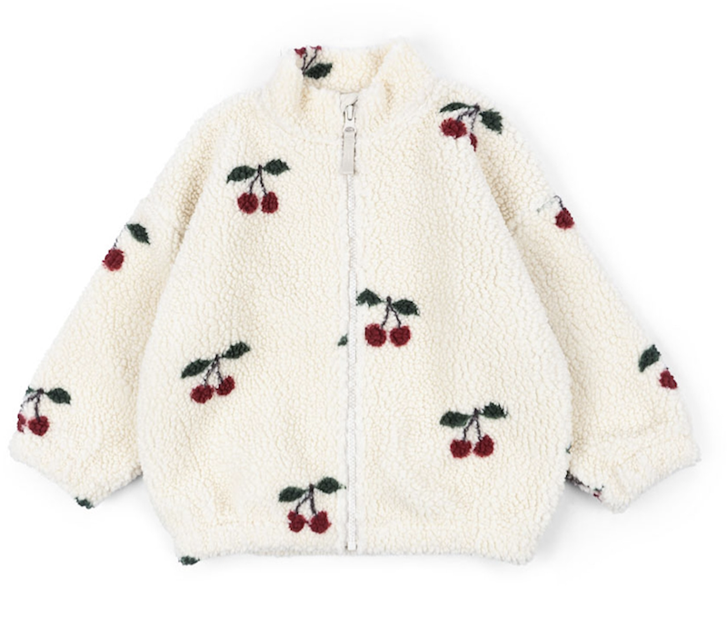 jody teddy jacket ma grande cerise