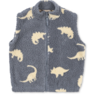 jody teddy vest dino mist