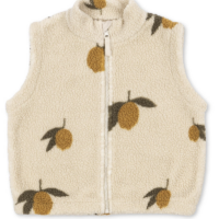 jody teddy vest grand citron