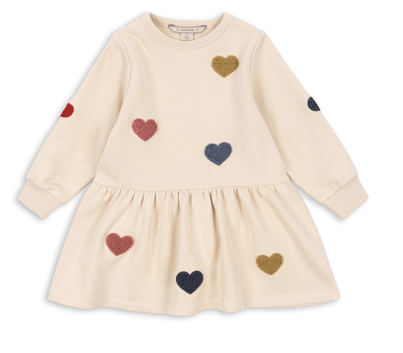 lou sweat dress heart